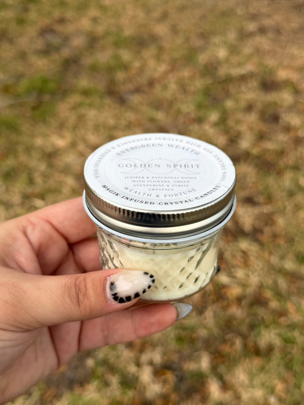 Evergreen Wealth Mini Candle