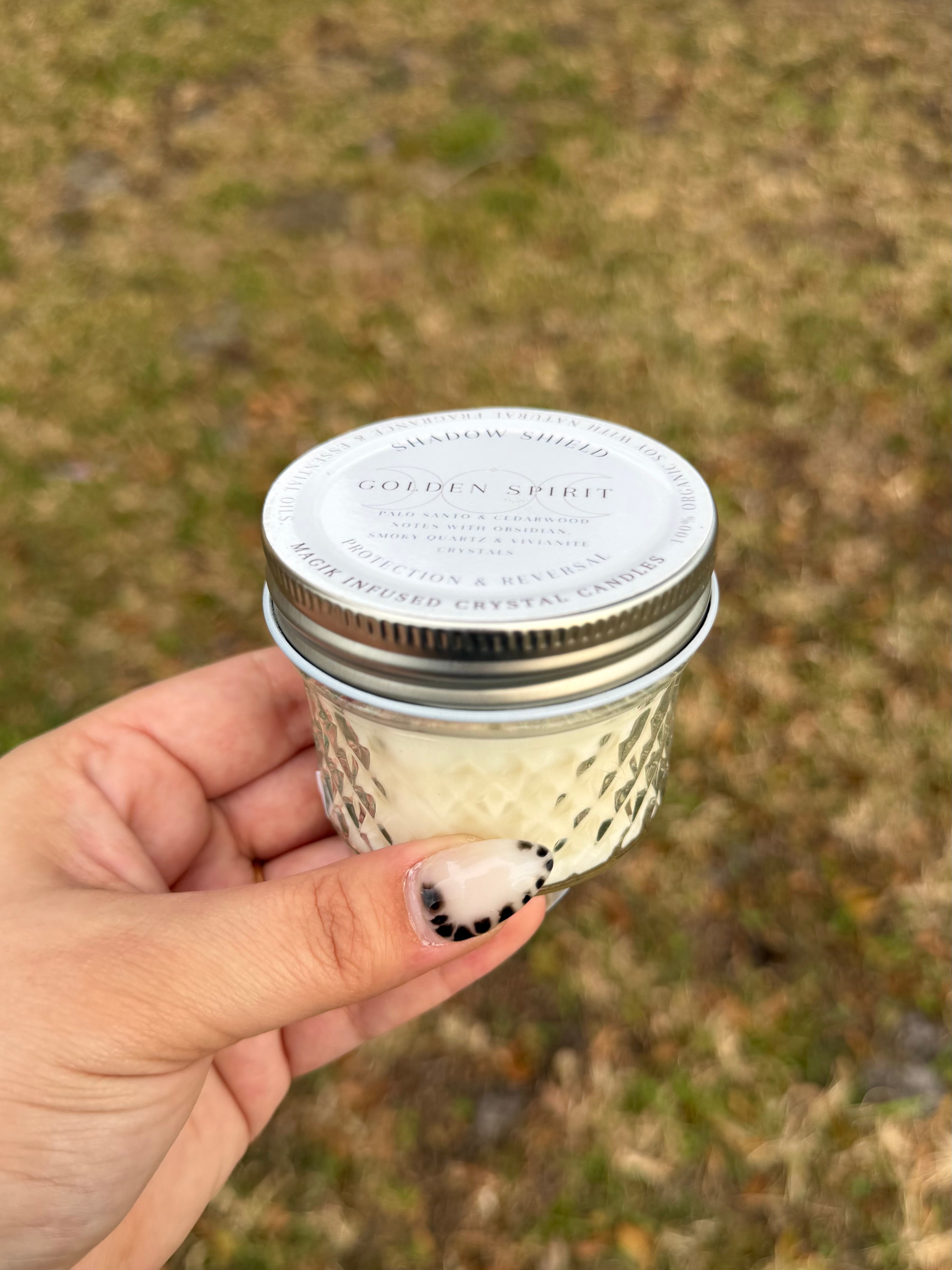 Shadow Shield Mini Candle