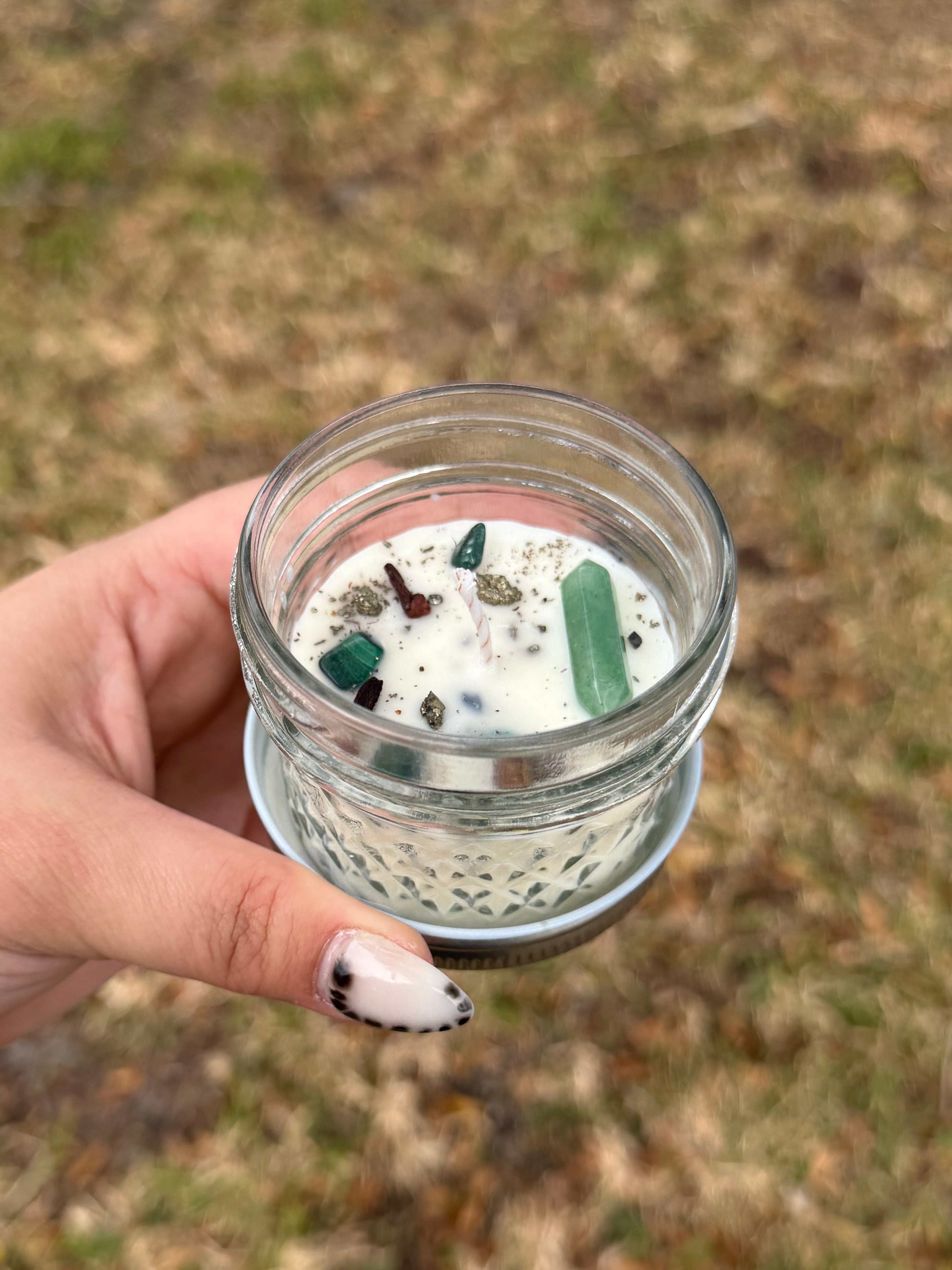 Evergreen Wealth Mini Candle